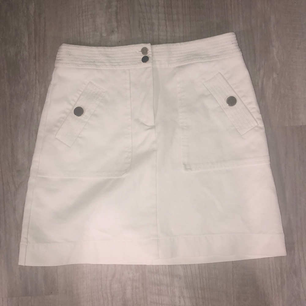 White LOFT skirt